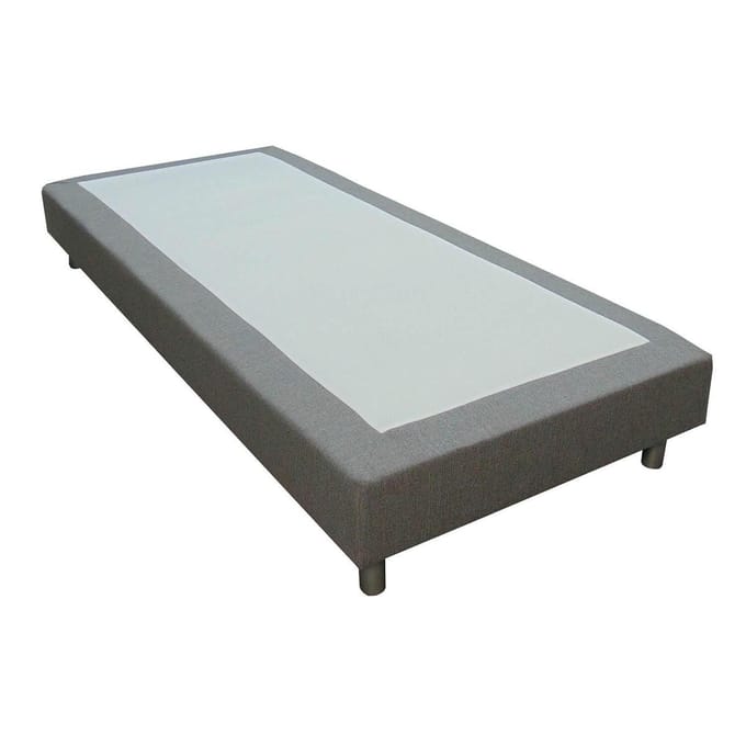 Slaaploods.nl Basic - Boxspring zonder matras - 90x220 cm - Eenpersoons - Grijs