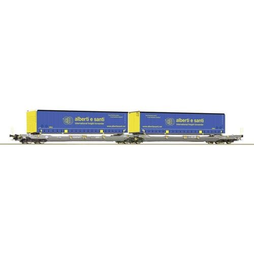 Roco 6600137 Platte wagen DC Hupac