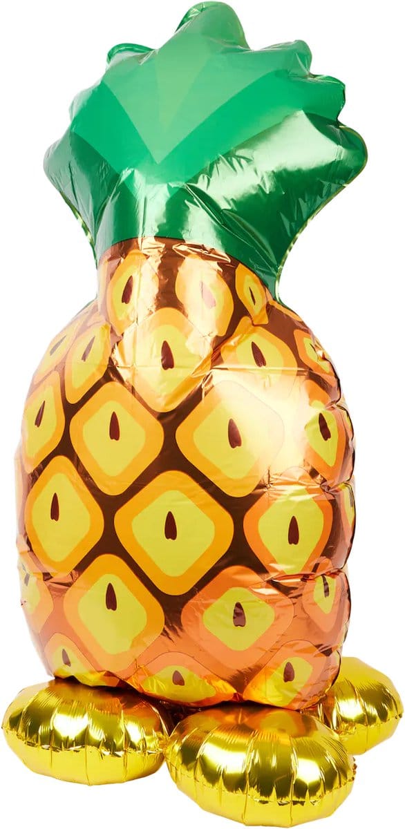 Staande Folieballon Ananas 120 cm | Strand | Hawaii