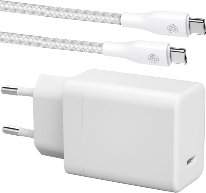 65w USB C oplader 2 meter - Oplader / Adapter geschikt voor MacBook Air M1 M2 M3 A2337 A2681 A3113 - Power Delivery