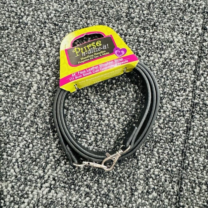 Purse-n-alize-it - handbag handles - Black