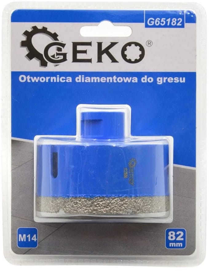 GEKO Diamantboor - Droogboren - M14 Schacht - 82 mm