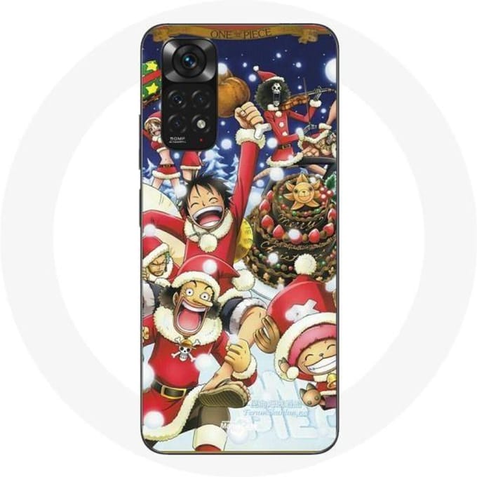 Coque pour Xiaomi Redmi Note 11S One Piece Christmas Day Anime Manga
