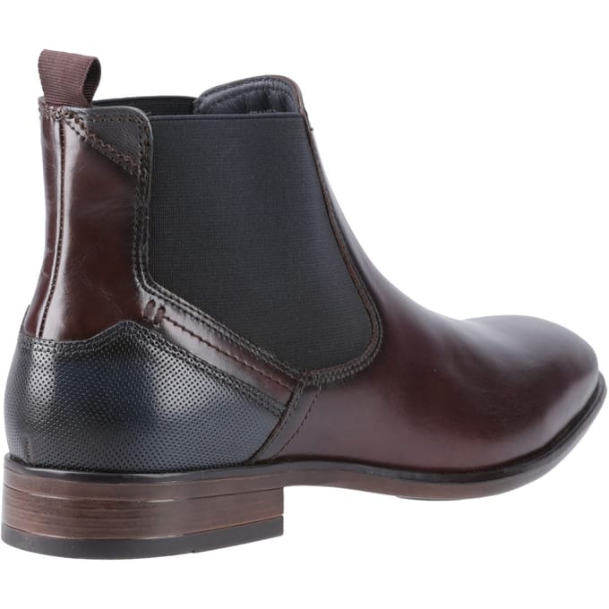 Pod Frank Leer/Textiel Herenlaarzen Chestnut