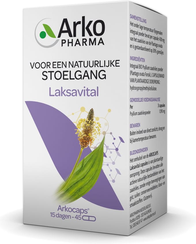 Arkocaps Laksavital - 45 Capsules