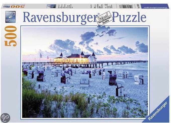 Ravensburger puzzel Avondstemming op Usedom - Legpuzzel - 500 stukjes