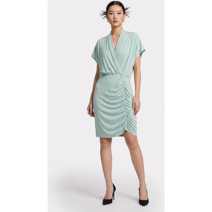 IRO Paris Bertille Dress Aqua Größe: L | Midikleider Outlet | Damen | Cyan