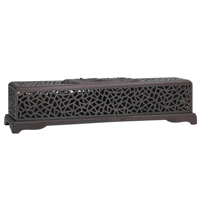 Porte-encens Brûleurs Motif Lotus Classique Chinois Fabrication Exquise Utilisation Sûre Nombreuses Utilisations gray