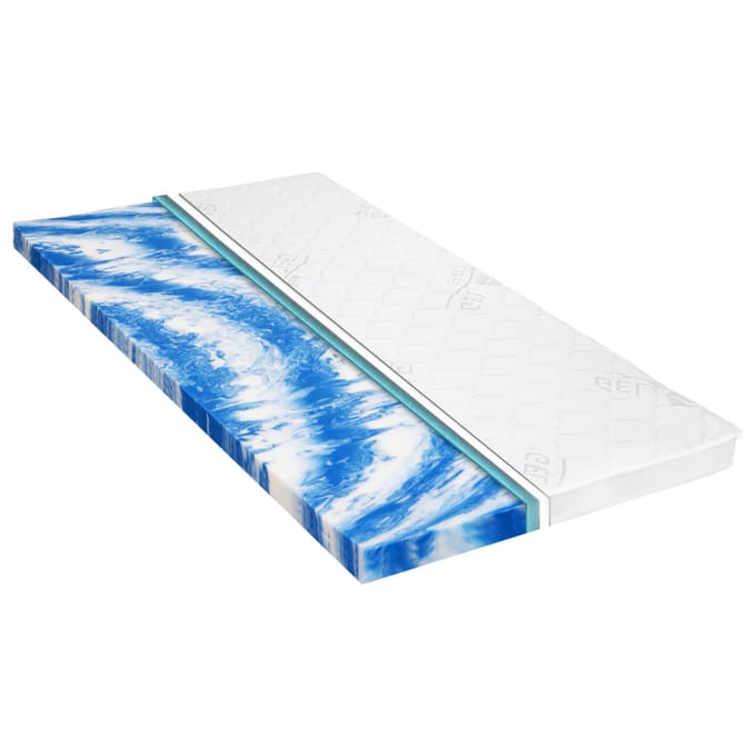 vidaXL - Topmatras - 7 - cm - gelschuim - 100x200 - cm