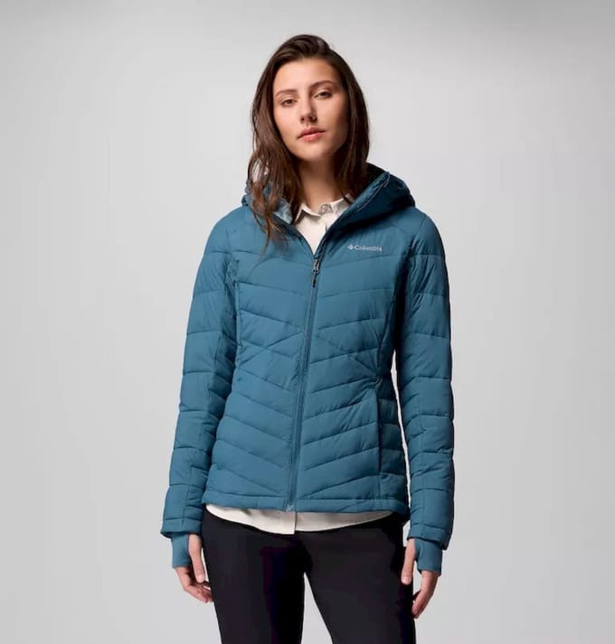 COLUMBIA - joy peak ii hooded jacket - Functioneel jack dames - Blauw