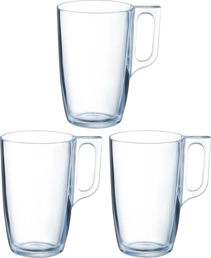 Arcoroc Theeglazen Ceylon - 18x - transparant glas - 6 x 10 cm - 400 ml