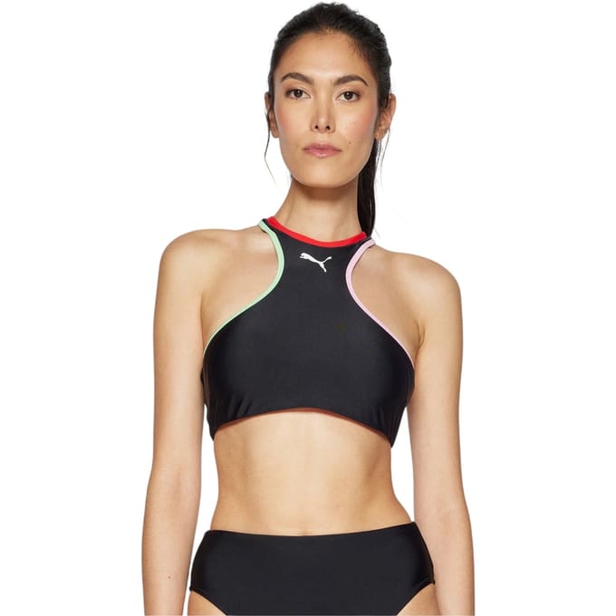 Puma Performance-bikinitop voor dames (Zwart)