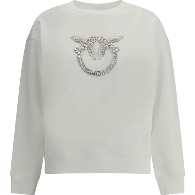 PINKO Witte Katoenen Sweater