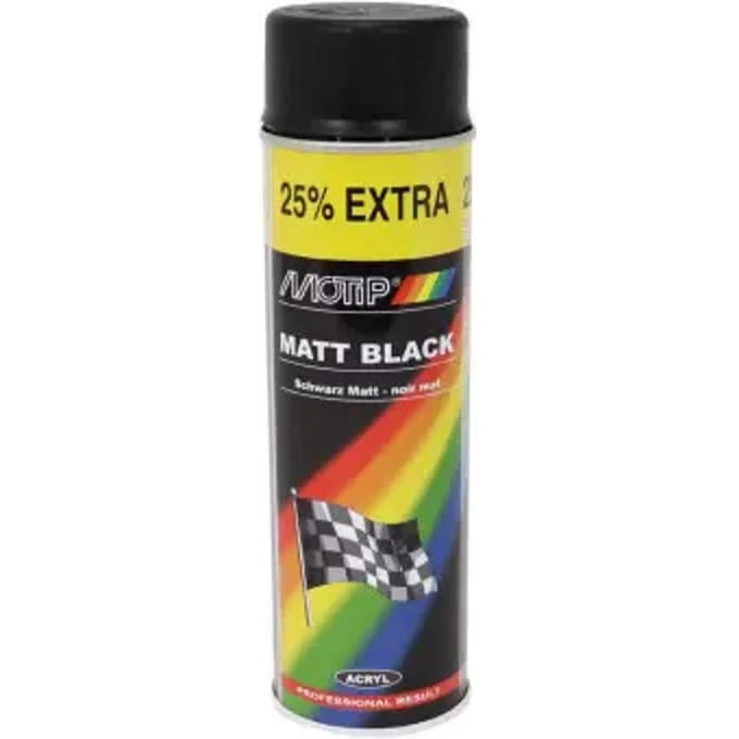 Motip Matt - Black * - 0,5 l - Afwerkingslaag
