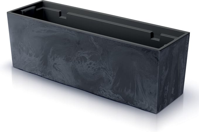 Prosperplast Urbi Case - Bloempot met inzet - 58cm - Antraciet