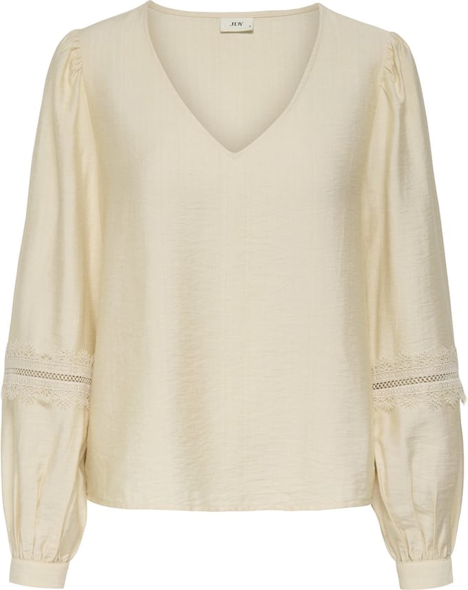 JDY - JDYAYLA L/S LACE TOP WVN - Dames - Blouses