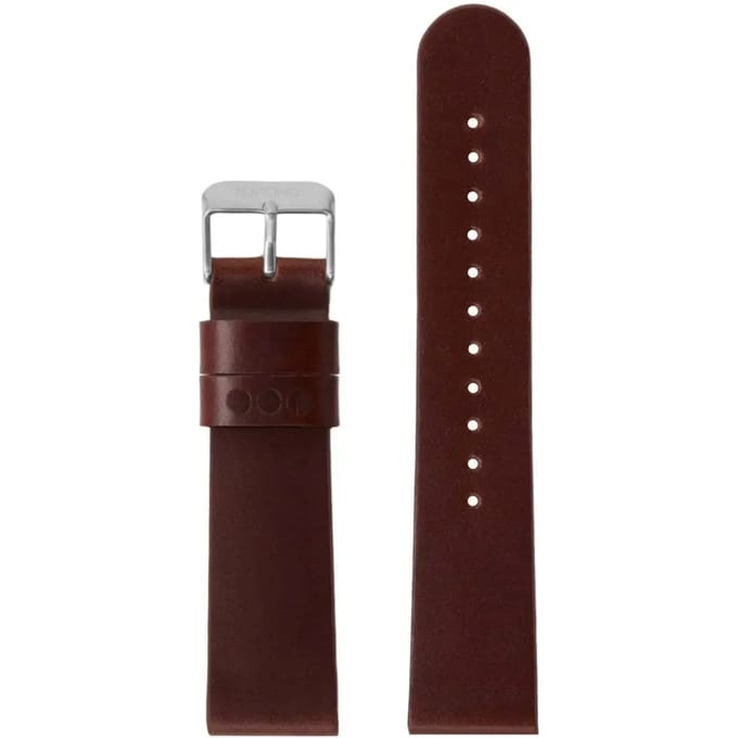 Horlogebandje Komono Chestnut Silver