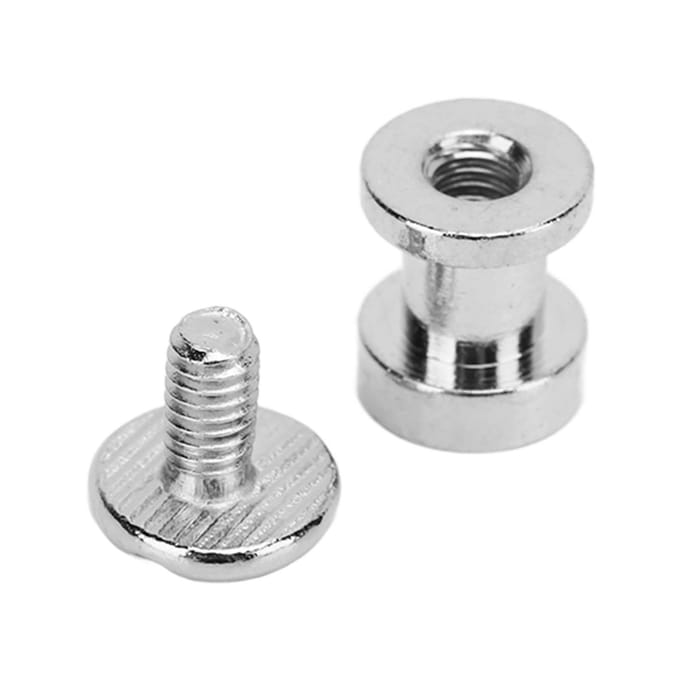 300 Sets DIY Boekbindschroef Dubbellaags Platte Kop Gladdere Randen Chicago Schroeven Assortimentsset goud