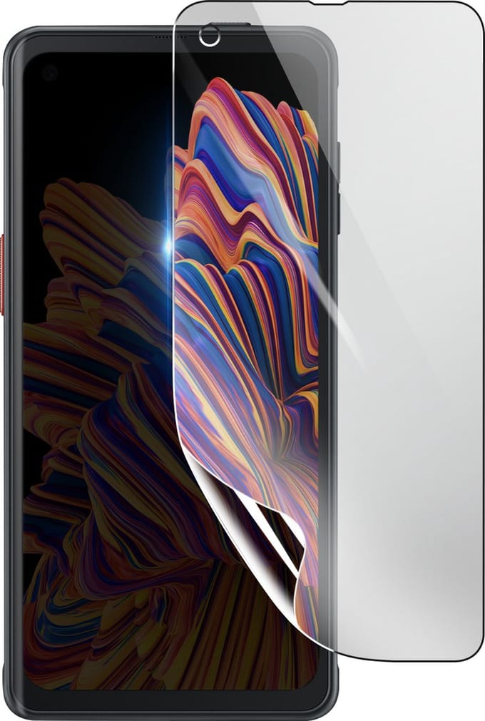 3mk, Geschikt voor Samsung Galaxy Xcover Pro, Schokbestendige Hydrogel Screenprotector, Transparant