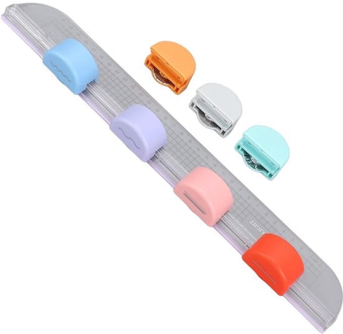 Allecto - Papier Cutter - 7 in 1 Trimmer - Veelzijdige Scrapbook Tool