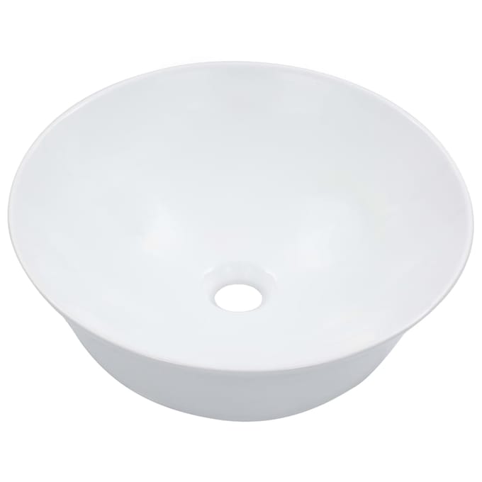 vidaXL - Wastafel - 41x12,5 - cm - keramiek - wit