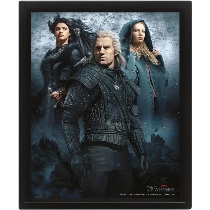 3D-lijst voor kinderen Pyramid The Witcher Connected