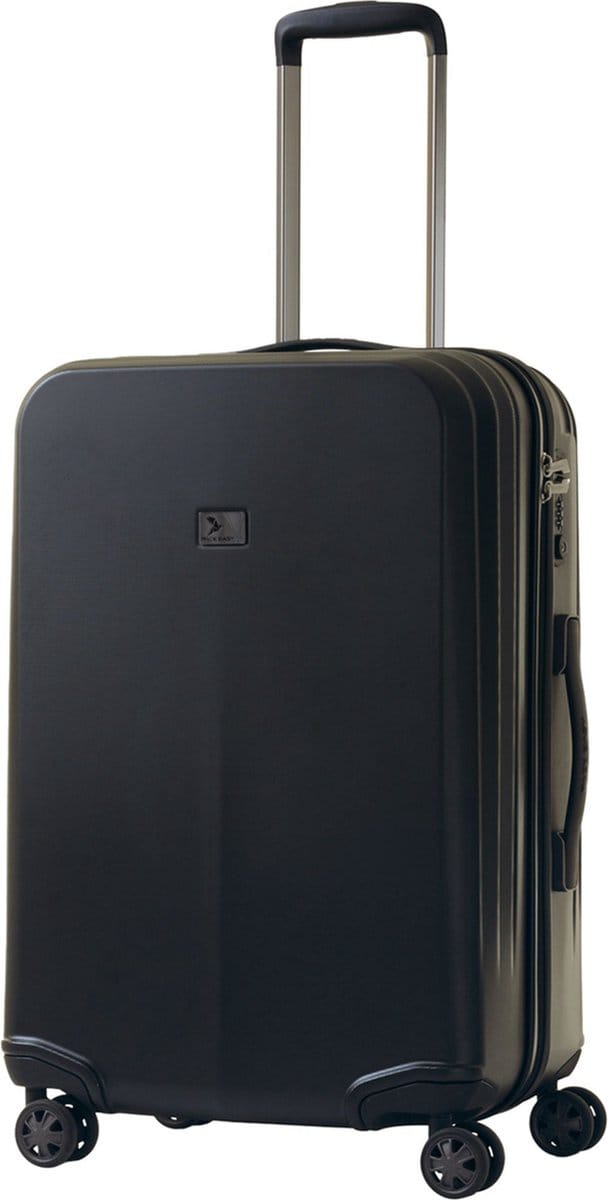 Pack Easy Genius 4 wielen Trolley M 66 cm - Harde bagage - TSA slot - schwarz