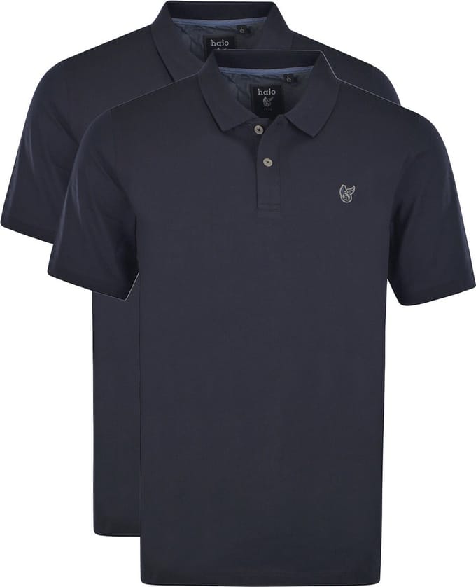Hajo Heren poloshirt 2 pack Pique
