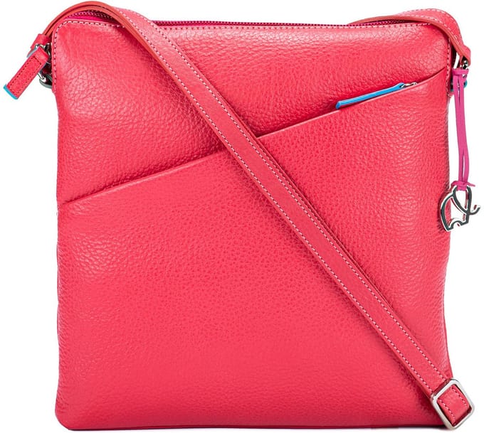 Mywalit Milano Crossbody tas Leder 24 cm - Dames - lipstick