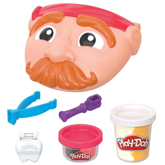 Play-Doh Mini Piraat Drill 'n Fill Tandarts Speelgoed, peuterspeelbaar speelgoed vanaf 3 jaar