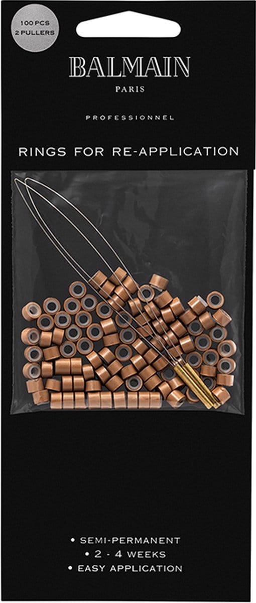 Balmain Hair Professional - Extension Soft Rings - Light Brown - Light Brown