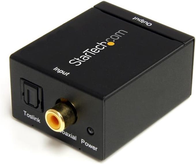 StarTech SPDIF digitale coaxiale of Toslink optisch-naar-stereo RCA audioconverter