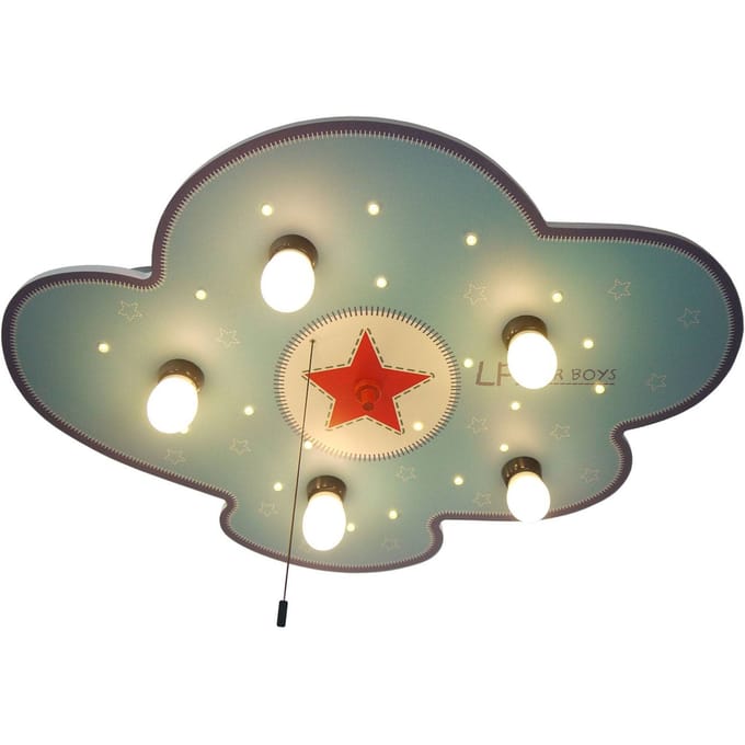 Niermann Standby Plafondlamp Lief for Boys met LED sluimerlicht