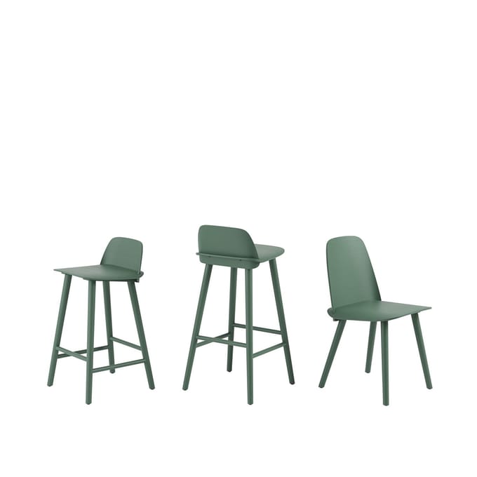 Muuto Nerd eetkamerstoel - groen