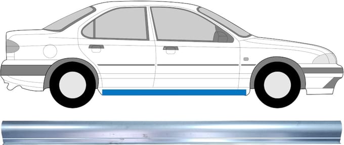 Reparatie dorpel voor Ford Mondeo 1993-2000 / Rechts