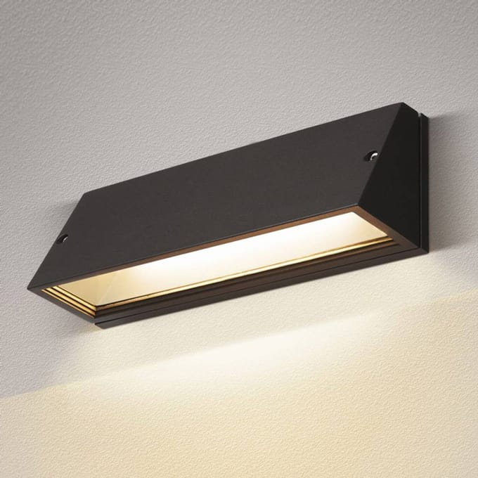 SLV buiten wandlamp Pema - zwart 3000/4000k