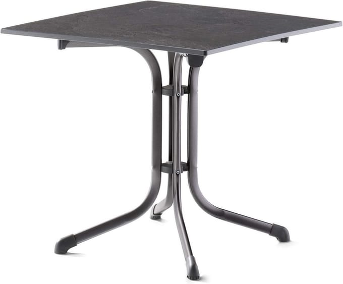 Klaptafel met Vivodur-blad 80x80 cm