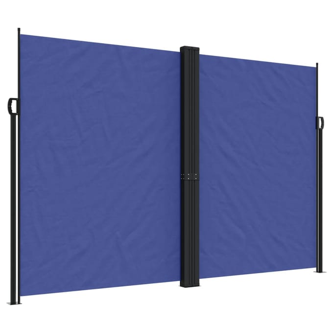 vidaXL - Windscherm - uittrekbaar - 220x1000 - cm - blauw