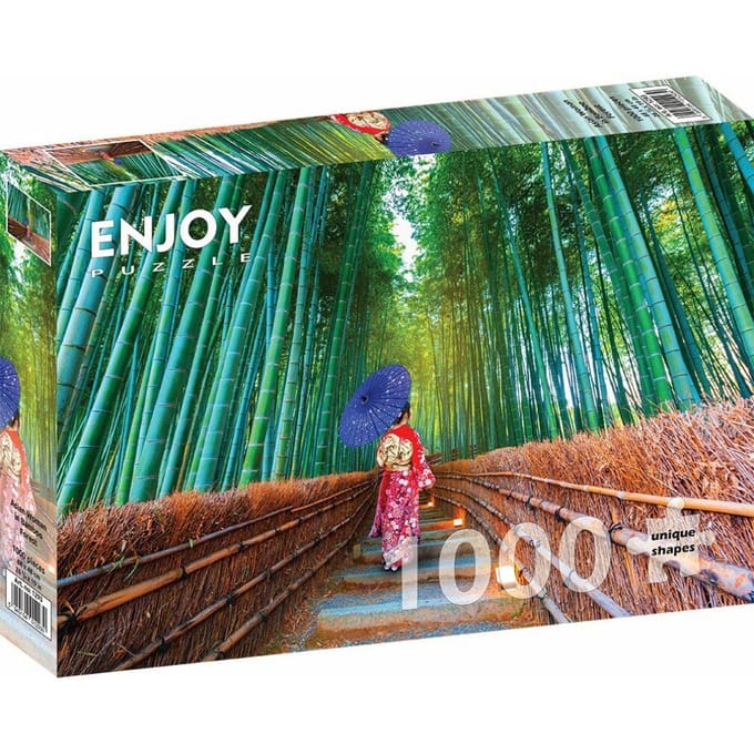 Enjoy Puzzle legpuzzel Asian Woman in Bamboo Forest - 1000 stukjes.
