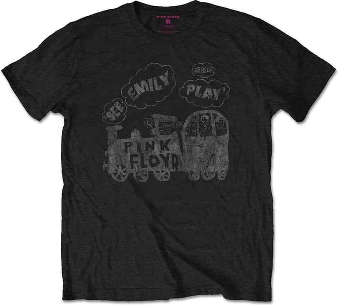 Pink Floyd - See Emily Play Heren T-shirt - M - Zwart