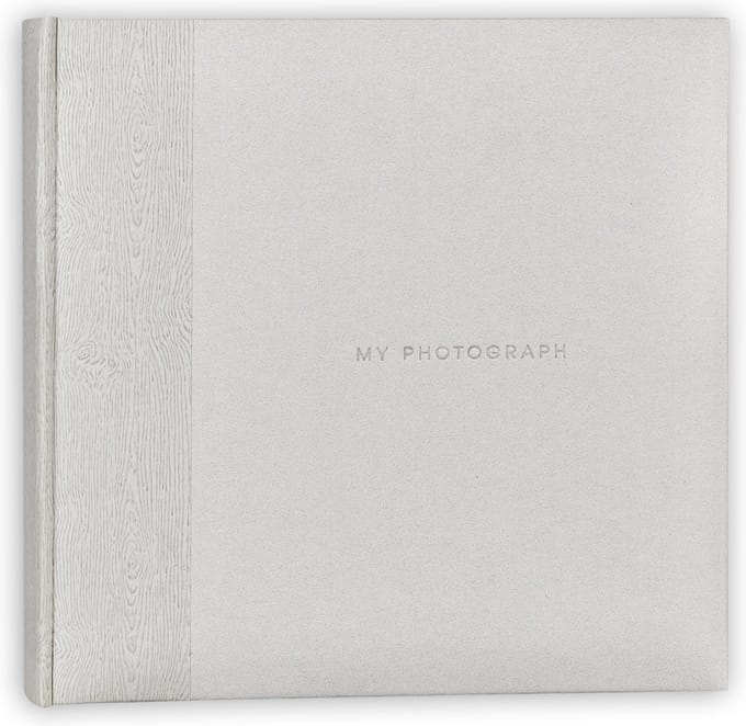 Fotoboek/fotoalbum Luis met 20 paginas wit - 24 x 24 x 2 cm