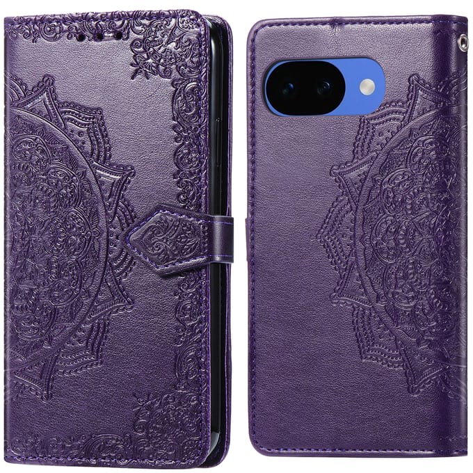 imoshion Hoesje - Geschikt voor Google Pixel 10a - Mandala Bookcase - Paars
