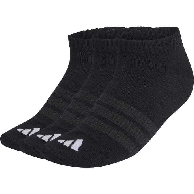 3 pairs of adidas THIN&LIGHT ESSENTIALS LOW CUT SOCKS