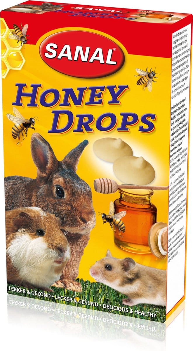 Sanal honey drops knaagdier 45gr