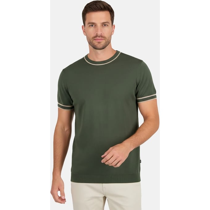 Cars Jeans Lorza Ts Army Talla: S | Camisetas Básicas Outlet | Hombre | Verde