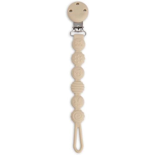 Prénatal siliconen fopspeenkoord Light Sand Brown unisex