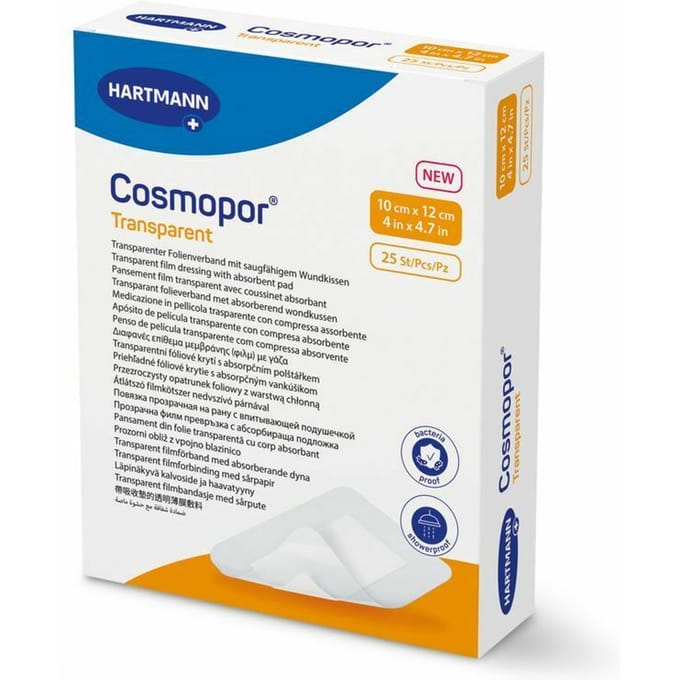 Hartmann Cosmopor Transparent 10 x 12cm - 25 stuks