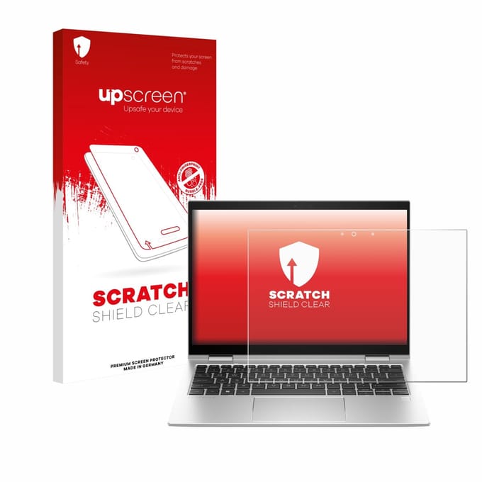 upscreen - Screenprotector voor HP Elite x360 830 G10 2-in-1 - Folie Beschermfolie transparant