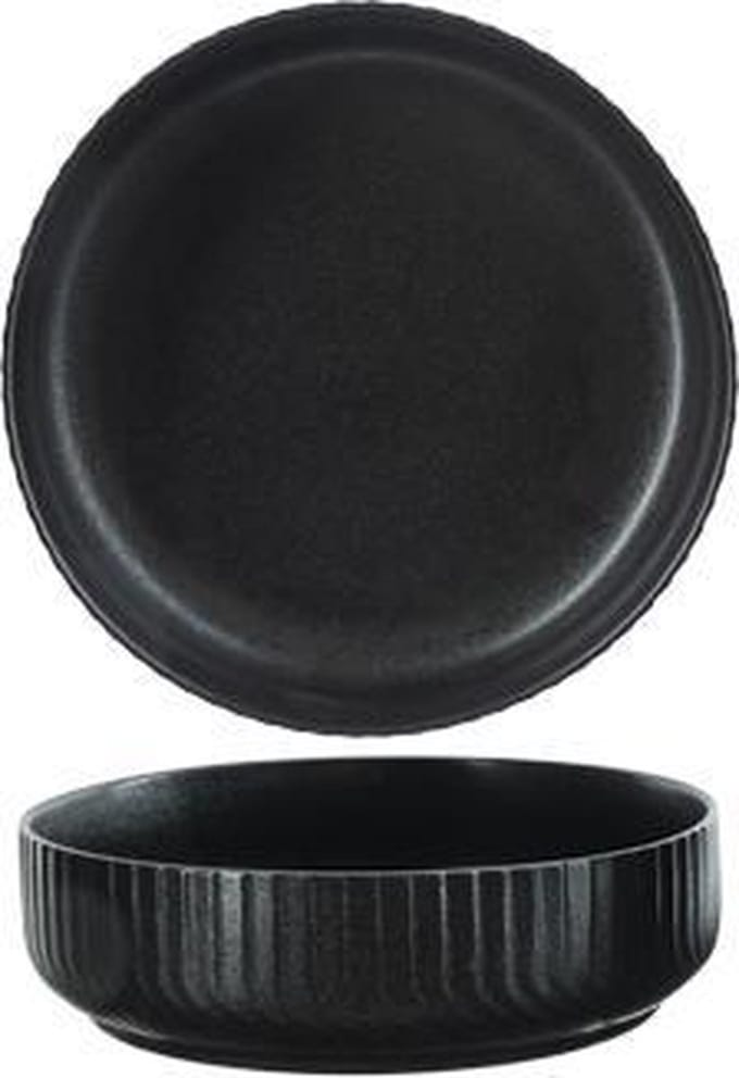 Cosy&Trendy Dakota Black diep bord - Ø 19,5 cm - Set-4