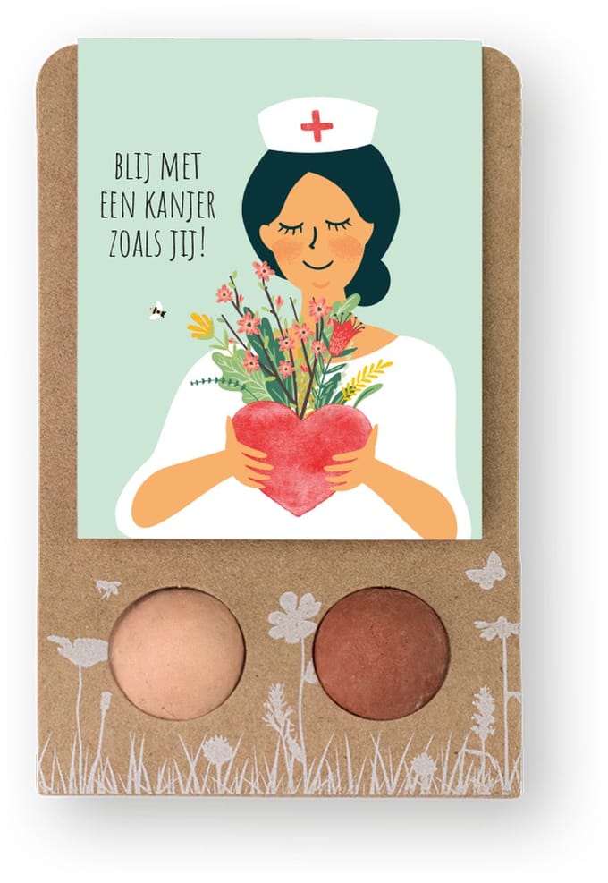 Blossombs Bloembommetjes Weggeefcadeautje - 2 Zaadbommetjes - Zuster